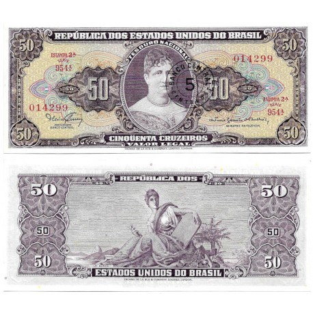 (184a) Brasil. 1966-67. 5 Centavos (SC)