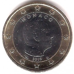 Mónaco. 2019. 1 Euro (SC)