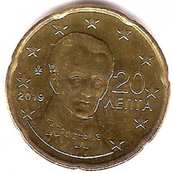 Grecia. 2019. 20 Céntimos (SC)
