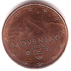 Eslovaquia. 2018. 1 Céntimo (SC)