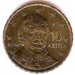 Grecia. 2004. 10 Céntimos (SC)