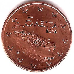 Grecia. 2019. 5 Céntimos (SC)