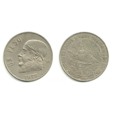 (460) Estados Unidos Mexicanos. 1975. 1 Peso (MBC)