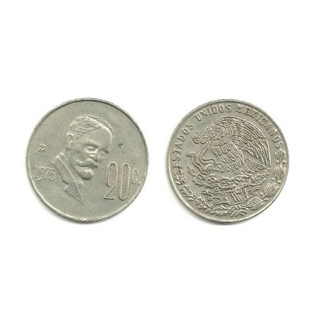 (442) Estados Unidos Mexicanos. 1975. 20 Centavos (MBC)