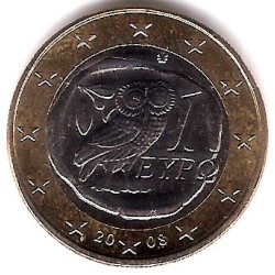 Grecia. 2008. 1 Euro (SC)