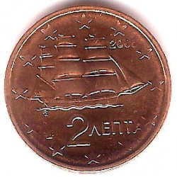 Grecia. 2005. 2 Céntimos (SC)
