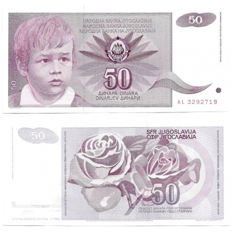 (104) Yugoslavia. 1990. 50 Dinara (SC)