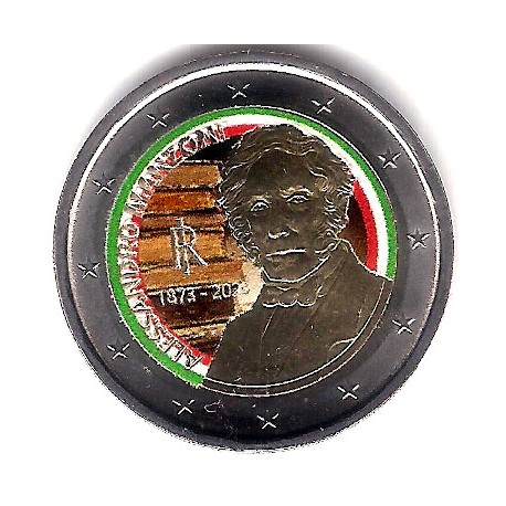 Italia. 2023. 2 Euro (SC) Coloreada