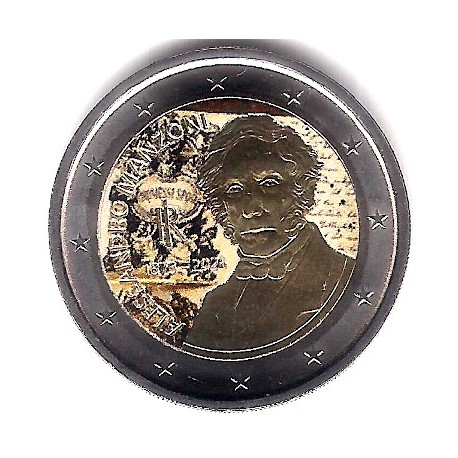 Italia. 2023. 2 Euro (SC) Coloreada