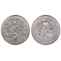 (185) Países Bajos. 1960. 2½ Gulden (MBC) (Plata)