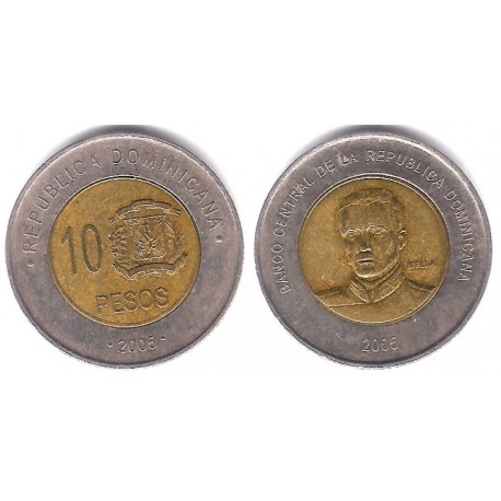 (106) República Dominicana. 2005. 10 Pesos (MBC)