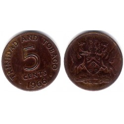 (2) Trinidad y Tobago. 1966. 5 Cents (MBC)