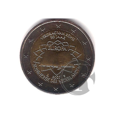 Países Bajos. 2007. 2 Euro (SC) Tratado de Roma