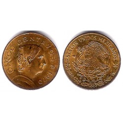 (427) Estados Unidos Mexicanos. 1970. 5 Centavos (MBC+)