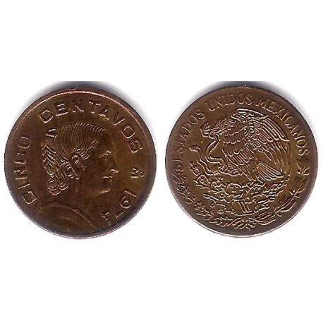 (427) Estados Unidos Mexicanos. 1974. 5 Centavos (MBC+)