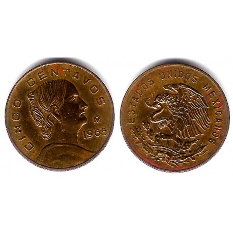 (426) Estados Unidos Mexicanos. 1965. 5 Centavos (MBC+)