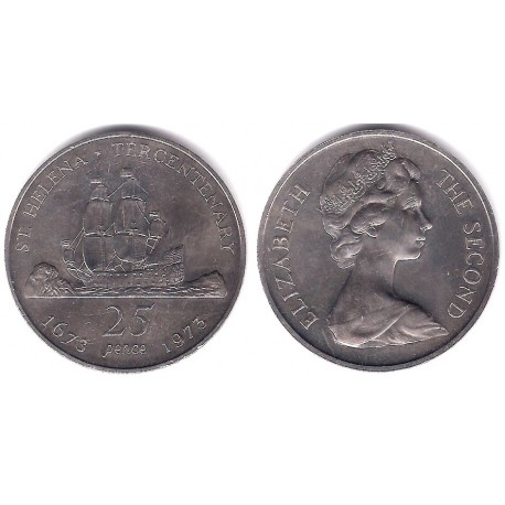 (5) Santa Helena. 1973. 25 Pence (SC-)