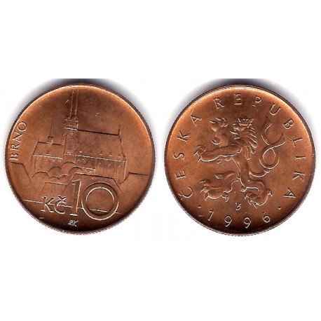 (4) República Checa. 1996. 10 Korun (SC)