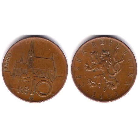 (4) República Checa. 2003. 10 Korun (MBC)