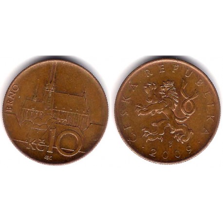 (4) República Checa. 2009. 10 Korun (MBC)