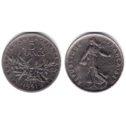 (926a.1) Francia. 1991. 5 Francs (EBC)