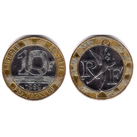 (964.1) Francia. 1988. 10 Francs (MBC)