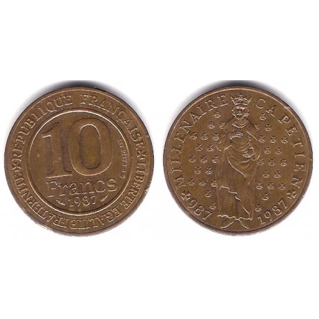 (961d) Francia. 1987. 10 Francs (MBC+)