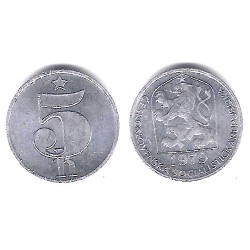 (86) Checoslovaquia. 1979. 5 Haleru (MBC+)