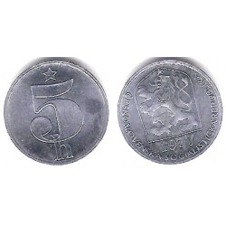 (86) Checoslovaquia. 1977. 5 Haleru (SC)