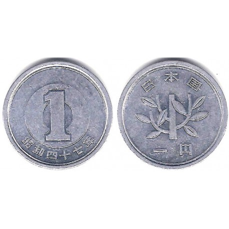 (Y74) Japón. 1972(47). 1 Yen (MBC)