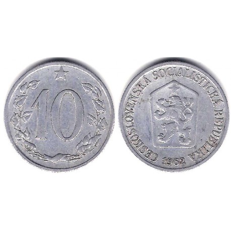 (49.1) Checoslovaquia. 1962. 10 Haleru (BC)