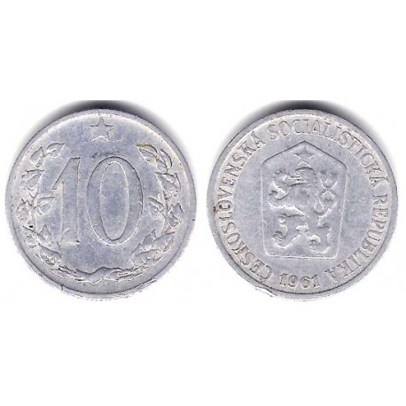(49.1) Checoslovaquia. 1961. 10 Haleru (MBC-)