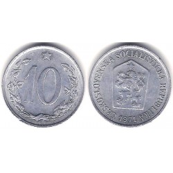 (49.1) Checoslovaquia. 1971. 10 Haleru (MBC+)