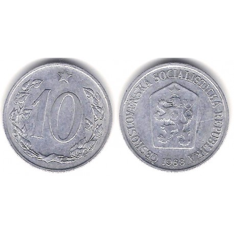 (49.1) Checoslovaquia. 1968. 10 Haleru (MBC)