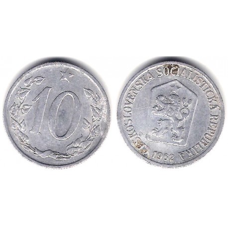 (49.1) Checoslovaquia. 1962. 10 Haleru (MBC)