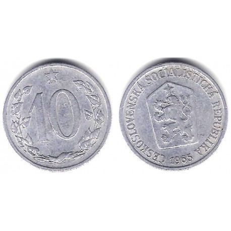 (49.1) Checoslovaquia. 1965. 10 Haleru (MBC+)