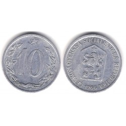(49.1) Checoslovaquia. 1966. 10 Haleru (MBC+)
