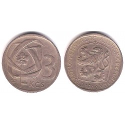 (57) Checoslovaquia. 1966. 3 Koruny (EBC)