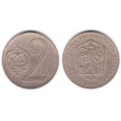(75) Checoslovaquia. 1974. 2 Koruny (MBC)