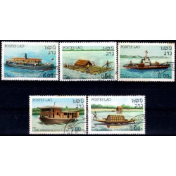 Laos. 1982. Serie Barcos (Usado)