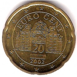 Austria. 2002. 20 Céntimos (SC)