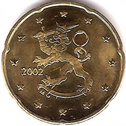 Finlandia. 2002. 20 Céntimos (SC)