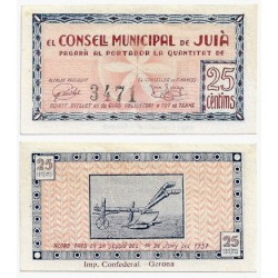 Juià. 1937. 25 Céntimos (SC)