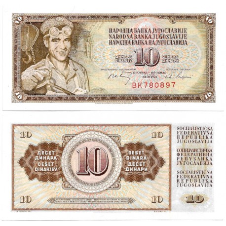 (82b) Yugoslavia. 1968. 10 Dinara (SC)