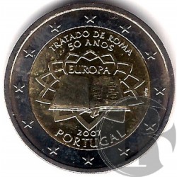 Portugal. 2007. 2 Euro (SC) Tratado de Roma