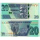 (W104) Zimbabue. 2020. 20 Dollars (SC)