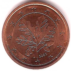 Alemania. 2002(J). 2 Céntimos (SC)