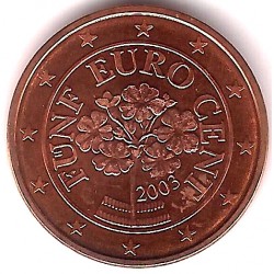 Austria. 2003. 5 Céntimos (SC)