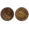 Franciscó Ferrés Ferrés. Borne. 15 Pesetas sobre 10 Pesetas (EBC)