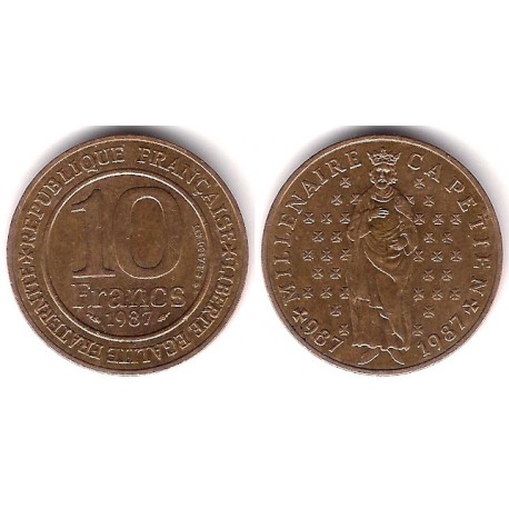(961d) Francia. 1987. 10 Francs (MBC+)